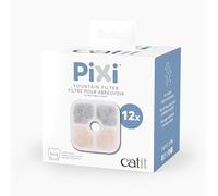 Catit PIXI Lot de 12 cartouches de rechange pour fontaine à eau, filtres officiels Catit