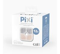 Catit PIXI Lot de 12 cartouches de rechange pour fontaine à eau, filtres officiels Catit