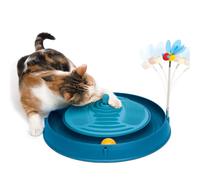 CATIT Play-N-Scratch Avec Tapis De Massage - Bleu