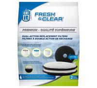 Catit Premium Filtre de Rechange 2er-Pack pour Fontaine 2L Inox, Pet Soin