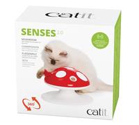 Catit Senses 2.0 Champignon Jouet Interactif Plume 360 Degrés pour Chat Deux Modes de Jeu