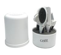 Catit Trousse de toilettage pour chats à poils longs – Blanc