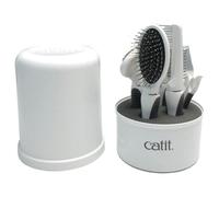 CAT IT Trousse de toilettage a poil long - Blanc - Pour chat