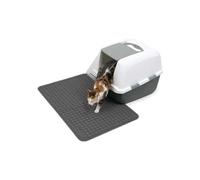 CAT IT Tapis pour bac a litiere - Grand format - 90 x 60 cm 35,5 x 23,5 po - Pour chat Gris