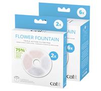 6er Catit Filtre de Rechange - Fontaine Fleur, Fleur 75% Moins Plastique