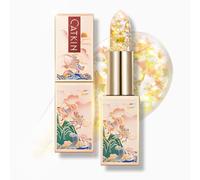 CATKIN Baume a Levre Hydratant Teinté, Réparateur, Apaise & Protège, Enrichi en Panthénol & Lipides, Pour Lèvres Gercées & Abîmées, Soin des lèvres Hydratation Longue durée Pendant 24H, 3.5g