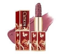 CATKIN Rouge à lèvres Semi-mat, Rouge a Levre Mat Longue Tenue, Hydratant Couleur à fort Impact Infusé de Vitamine E et d’huile d’avocat lisse Texture Douce