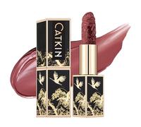 CATKIN Rouge à lèvres Semi-mat, Rouge a Levre Mat Longue Tenue, Hydratant Couleur à fort Impact Infusé de Vitamine E et d’huile d’avocat lisse Texture Douce
