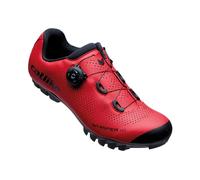 CATLIKE 7200400023 - Chaussures de vélo VTT Whisper X1 pour Hommes et Femmes Taille 40 avec Semelle Composite, très rigides et légères renforcées avec des Inserts en élastomère en Couleur Rouge