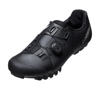 Catlike 7201000005 Whisper X2 Chaussures VTT pour Hommes Et Femmes - Légères, Pointe Et Talon Reforcés, Respirantes, Confortables, Durables, Ergonomiques, Fermeture Moz, Taille 42, Noir Mat