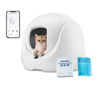 Catlink Baymax Bac à litière autonettoyant, sûr, élimination des odeurs, pour plusieurs chats, convient aux chats de 1,5 à 10 kg