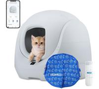 CATLINK Baymax-Lite Bac À Litière Autonettoyant, Anti-Odeur, App, 4 Modes De Nettoyage, Convient Aux Chats De 1,5 À 10 Kg