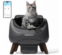 CATLINK C08 Bac à litière automatique ouvert XXL autonettoyant 12L Wi-Fi multi-chats