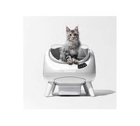 Litière automatique - CATLINK - Open-X Blanc - Grande ouverture - Autonettoyante - Hygiénique