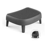 CATLINK Marche Open-X, 20 cm, Idéale Chats âgés/Chatons, Antidérapant avec Grille Anti-débordement, Réduit litière au Sol, Facile Nettoyer, Gris