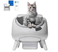 CATLINK Open X Lite - litière automatique à ouverture supérieure - blanche - CATLINK-C08-Lite