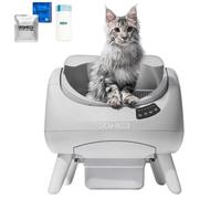 CATLINK Open X Lite - Open Top Bac à Litière Automatique Autonettoyante - grise - CATLINK-C08-Lite