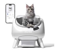 CATLINK Open X - Open Top Bac à Litière Automatique Autonettoyante Blanc - CATLINK-C08-W