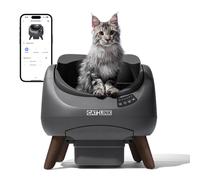CATLINK Open X - Open Top Bac à Litière Automatique Autonettoyante Gris - CATLINK-C08-G