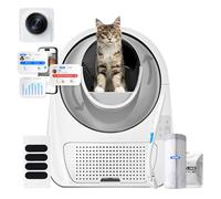 CATLINK Pro Ultra Litière Autonettoyante - Surveillance Santé par IA, Contrôle Odeurs 5Tech, Audio Bidirectionnel, 13L Bac à Déchets, Reconnaissance Multi-Chats, Multi-Users,WiFi (2.4G/5G)