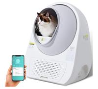 CATLINK PRO-X Bac À Litière, Toilettes pour chats autonettoyantes, contrôle des odeurs, Détection multi-chats, 70L, APP