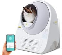 CATLINK PRO-X Bac À Litière, Toilettes pour chats autonettoyantes, contrôle des odeurs, Détection multi-chats, 70L, APP