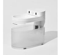 Catlink Pure 3 Fontaine à eau avec 4 modes de fonctionnement pour animaux, autonomie ultra-longue, double système de filtration et batterie 5000 mAh - Blanc
