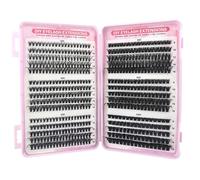 CATMEYE Lot de 580 Cils Individuels, Kit de Cils en Touffes 30D 40D 50D 60D 80D 100D, Extensions de Cils DIY Style Russe Fluffy pour Femmes et Filles (Mix 8-16mm) ((Mix 8-16mm))