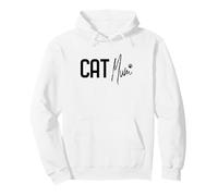Catmumlife Parce Que la Vie est Meilleure avec Les Chats Fab Paw Cat Mum Sweat à Capuche