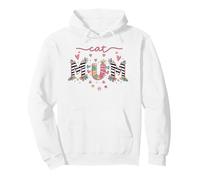 Catmumlife Parce Que la Vie est Meilleure avec Les Chats Hearts Cat Mum Sweat à Capuche