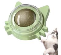 Catnip Cat Toys for Indoor Cats - Funny Licking Rotatable Cat Snack Ball, Catnip Balls for Cats Wall | Kitten Playing Chewing Cleaning Teeth Toy for Small, Medium Cats for Walls, Floors Or