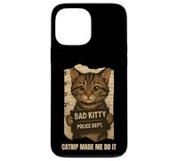 Catnip Made Me Do It Funny For Cat Lover Men Women Coque pour iPhone 13 Pro Max