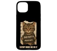 Catnip Made Me Do It Funny For Cat Lover Men Women Coque pour iPhone 15 Plus