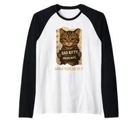 Catnip Made Me Do It Funny For Cat Lover Men Women Manche Raglan