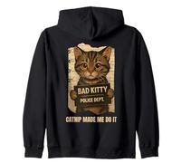 Catnip Made Me Do It Funny For Cat Lover Men Women Sweat à Capuche
