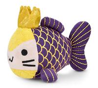 Catnip Queen's Extra Fancy Catnip Toy Fish - The Royal Catch - Jouets pour chats d'intérieur - Jouet pour chat avec herbe à chat solide - Jouet interactif pour chat - Cadeaux pour les amoureux des