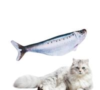 Catnip Toys Fish, Interactive Cat Toys for Indoor | Cat Electric Active Toys - Interaction électrique amusante -pêche pour toutes les races, solution d'exercice ennui