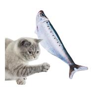 Catnip Toys Fish, Interactive Cat Toys for Indoor | Jouet électrique pour chat,Interaction électrique amusante -pêche pour toutes les races, solution d'exercice ennui