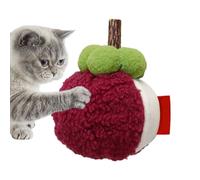 Catnip Toys for Cats, Cat Chew Toy, Toys moelleux doux pour les chats intérieurs, Simulation de animaux de compagnie Fruits en peluche pour le nettoyage des dents Réduisez l'exercice de l'ennui excite