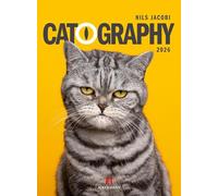 Catography Katzen-Kalender 2026 | Humorvoller Tier-Kalender im Hochformat (33x45 cm) | Haustier-Portraits von Nils Jacobi (furryfritz)