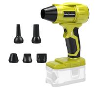 Catolsss Souffleur à feuilles R-yobi 18 V, sans balai 40 m/s, réglage de la vitesse en continu 96 000 tr/min, plumeau pour voiture, ordinateur, nettoyeur de poussière, chantier, camping et piscine