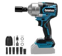 Catolsss Visseuse à chocs sans fil 1200 Nm 1/2" compatible avec Makita 18 V