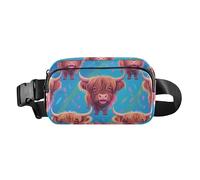 Catone Sac banane tendance avec sangle réglable pour femme homme adolescent Marron