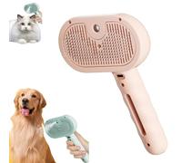 Catosnap Brush, Easepicks Dog Brush, Furrybasics Pet Grooming, Labradorcharm Steam, Pet Hair Removal Comb With Steamer, For Shedding & Grooming (Pink)