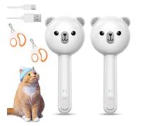 Catosnap Lot de 2 brosses de pulvérisation 3 en 1 pour animaux de compagnie, peigne à vapeur ultime pour animaux de compagnie, peigne de toilettage pour chat et chien pour la perte, le nettoyage et le