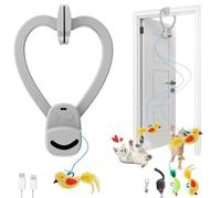 CATPICK Jouets interactifs pour chats d'intérieur, jouet électrique automatique en plumes d'oiseau volant, meilleur jouet d'enrichissement pour chats adultes et chatons pour chats ennuyeux