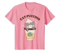 Catpuccino Tasse à café Chat mignon dans un café T-Shirt