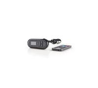 NEDIS CATR100BK Émetteur FM de Voiture, Bluetooth, Emplacement pour Carte MicroSD, Appel Mains Libres
