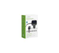 CATR124BK - Mains-libre Bluetooth / transmetteur FM / chargeur pour téléphone portable, tablette - gris, noir