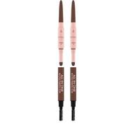 Catrice All In One Brow Perfector N° 020 Crayon à sourcils Marron Longue durée couvrant, définissant, naturel, végétalien, sans particules de microplastique, sans nanoparticules, sans parfum, 2 paquet